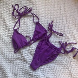 BRAND NEW! PacSun bikini set medium top, small bottom